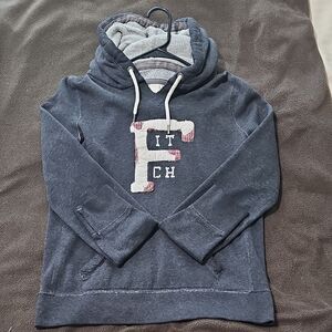 Abercrombie & Fitch Navy Blue Hoodie Sweater